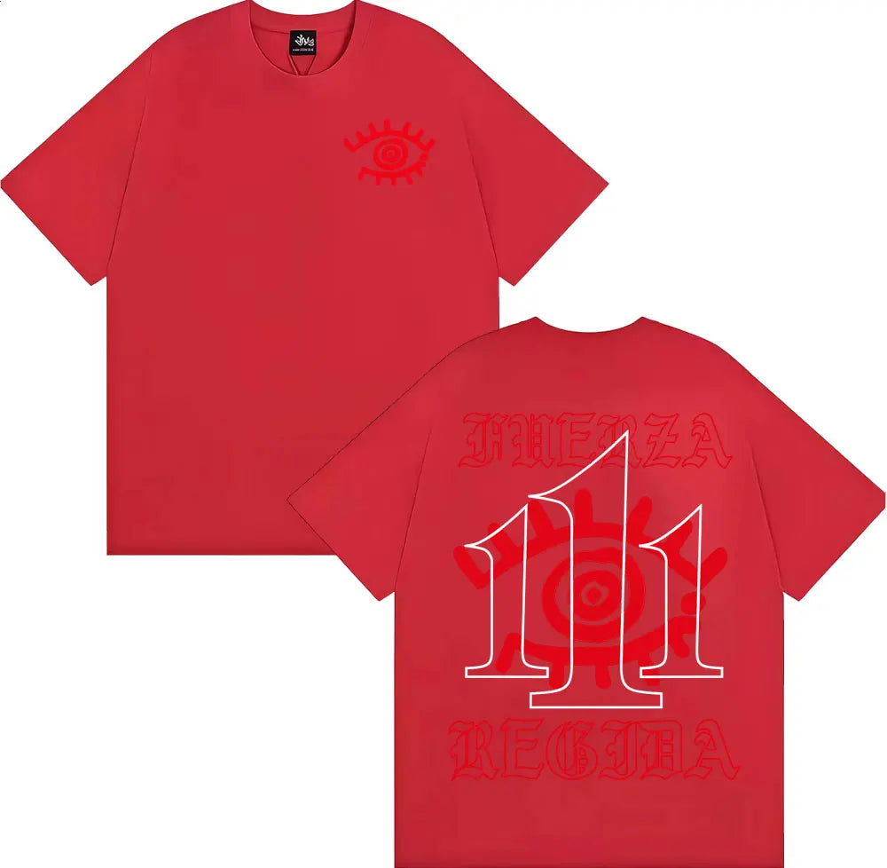 Fuerza Regida 111XPANTIA Album T-Shirt – Red