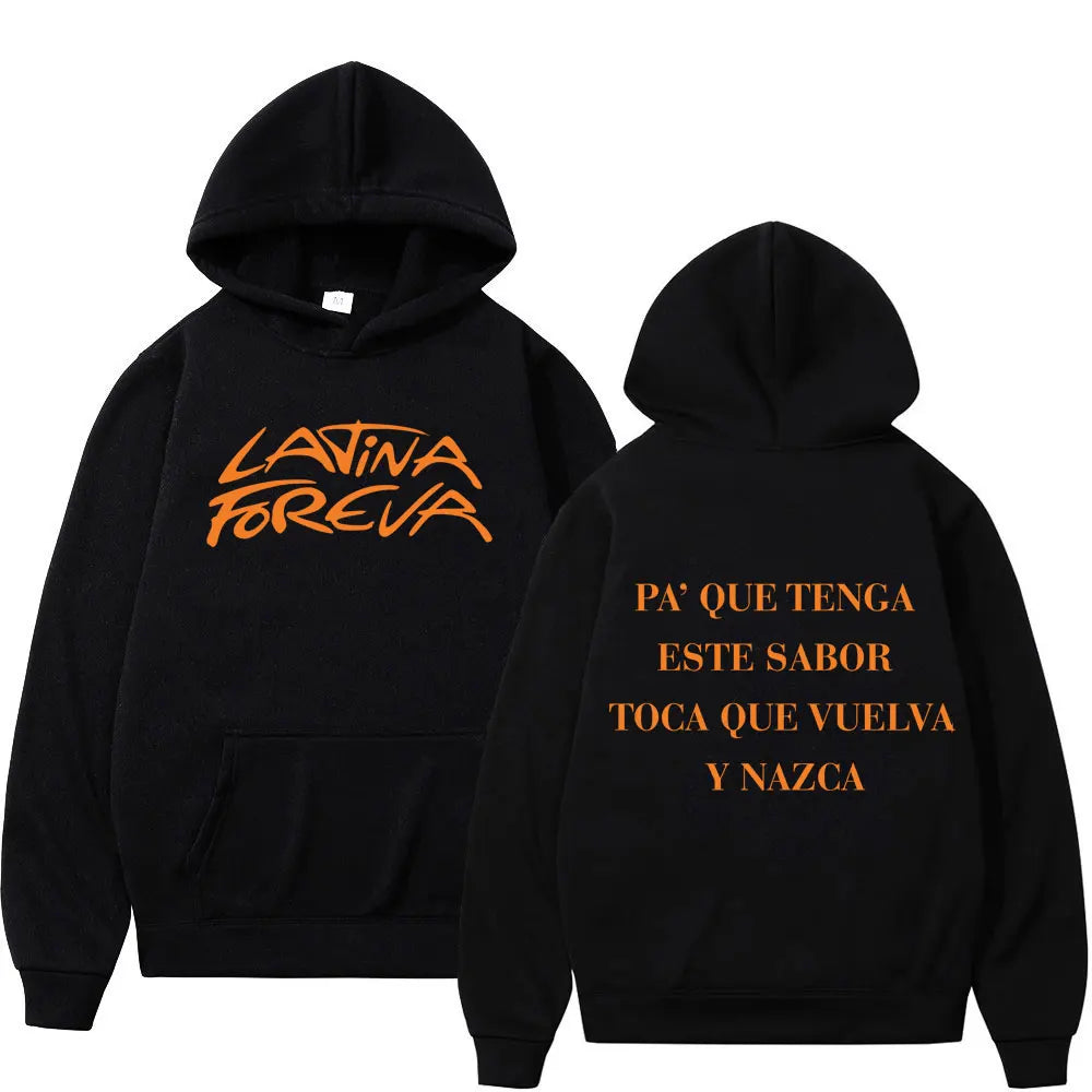 Karol G Latina Foreva Sabor Hoodie - Black