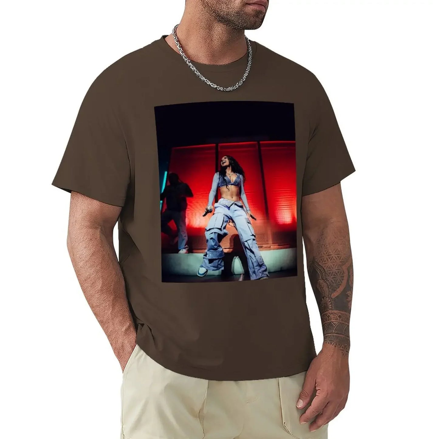 Becky G “Encuentros” Album T-Shirt – Dark Coffee
