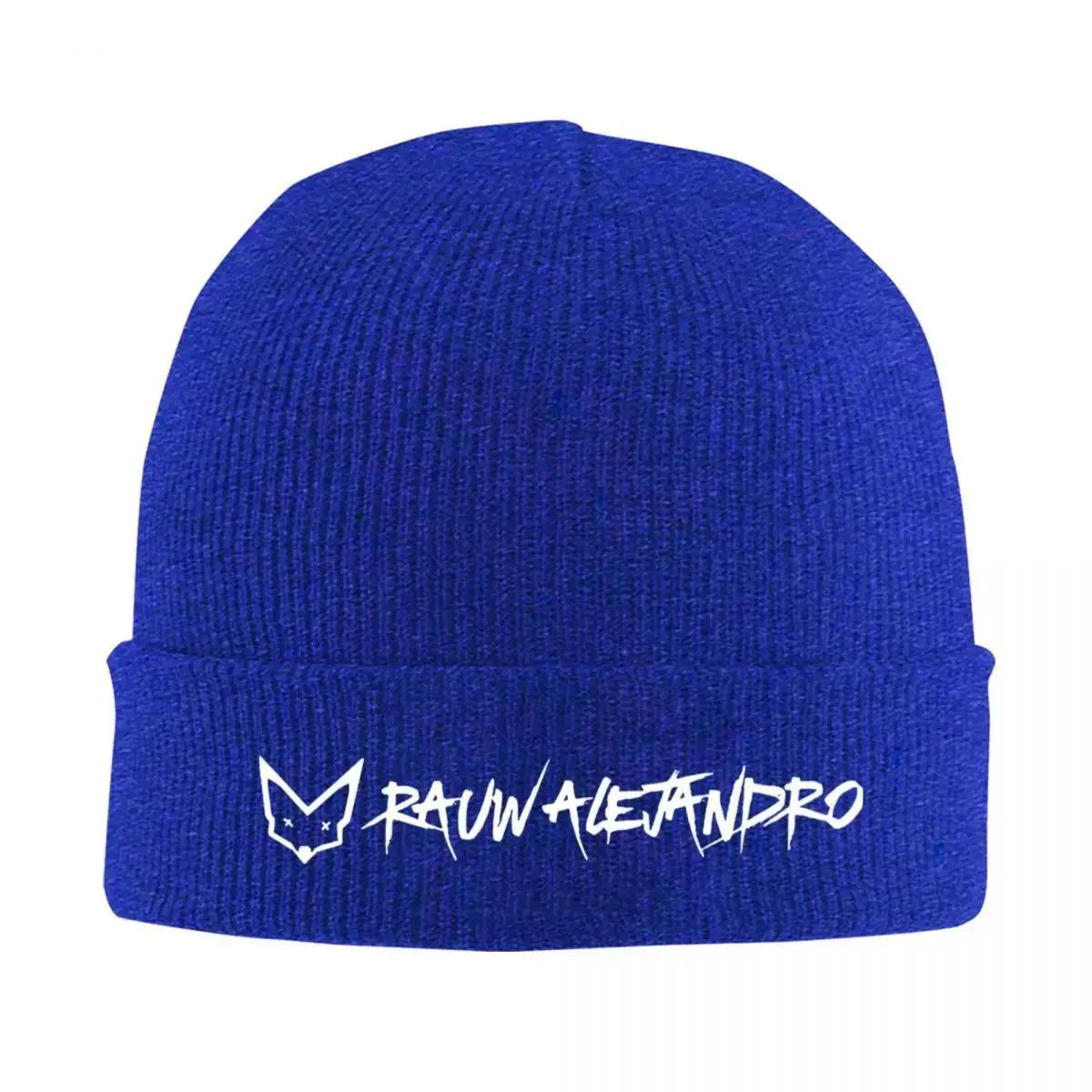 Rauw Alejandro Logo Knit Beanie (Blue)