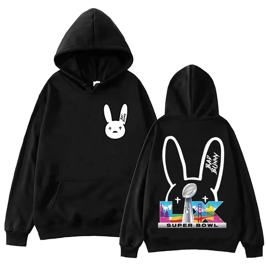 Bad Bunny Bowl 2026 Halftime Show hoodie - black