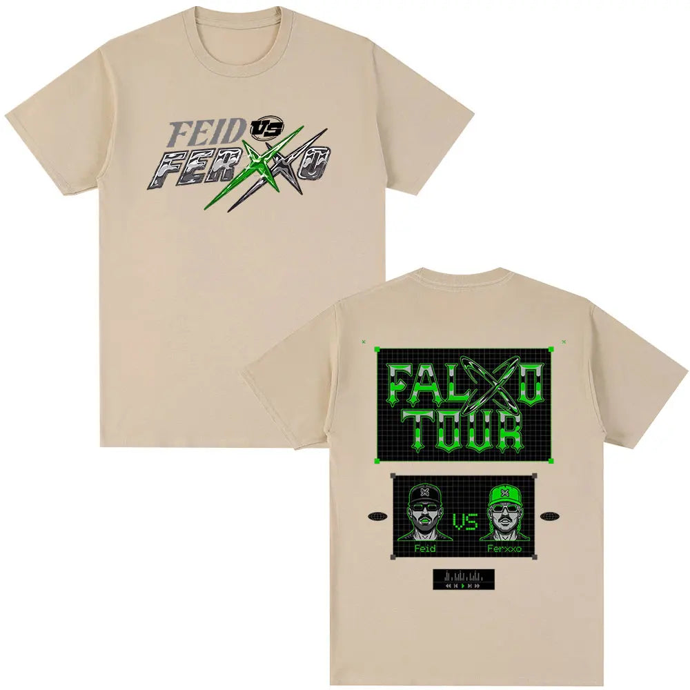 Feid EL GREEN PRINT: La Saga PALXO TOUR FEID VS FERXXO T-Shirt