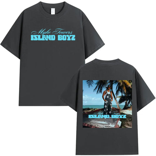 Myke Towers ISLAND BOYZ T-Shirt – Dark Grey
