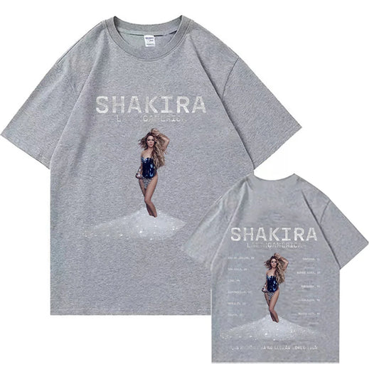 Shakira Las Mujeres Ya No Lloran World Tour 2025 T-shirt Gray