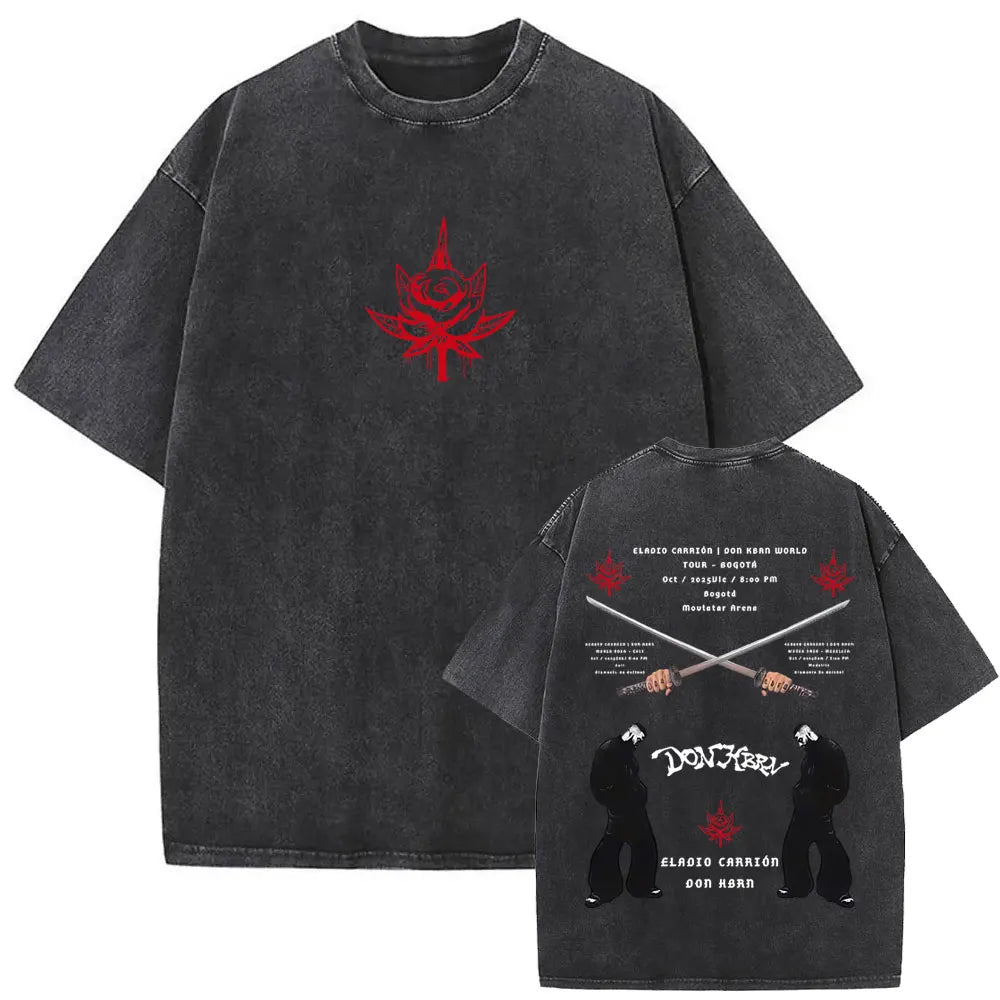 Eladio Carrión x Don Karron World Tour Bogotá T-Shirt – Black