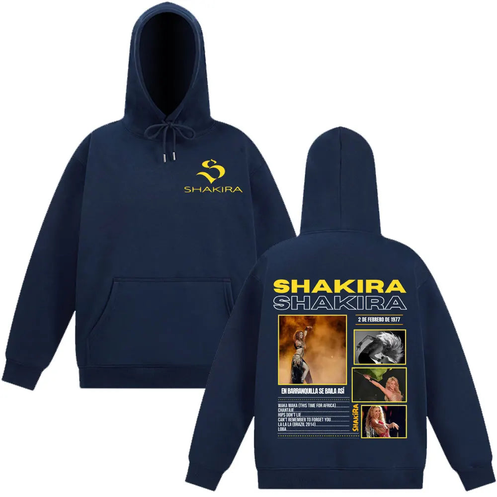 Shakira World Tour 2025 Hoodie – Navy Blue