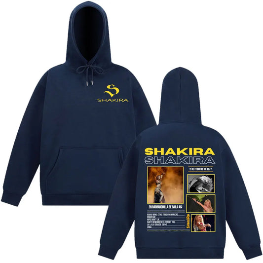 Shakira World Tour 2025 Hoodie – Navy Blue