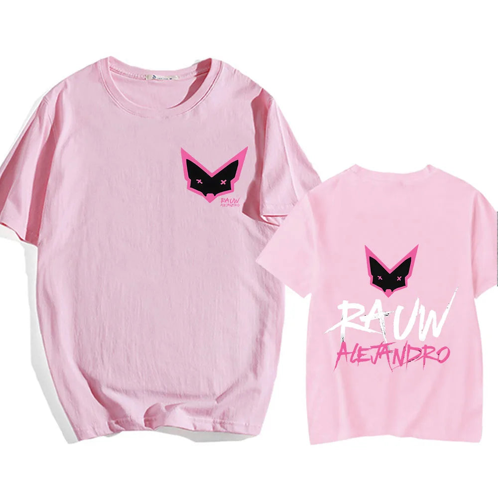 Rauw Alejandro T-Shirt – Fox Logo Pink