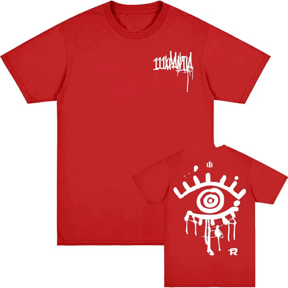 111XPANTIA T-Shirt – Fuerza Regida Red Grunge
