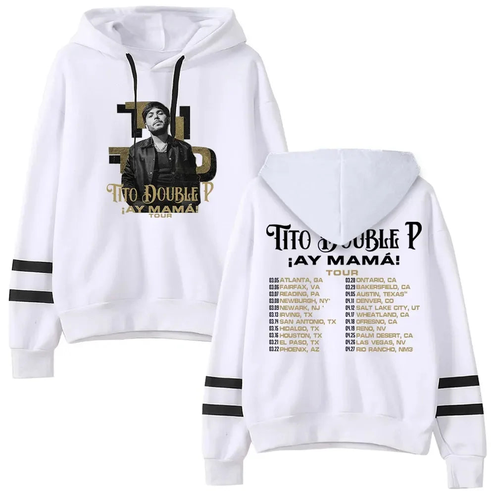 Tito Double P ¡Ay Mamá! Tour Hoodie White