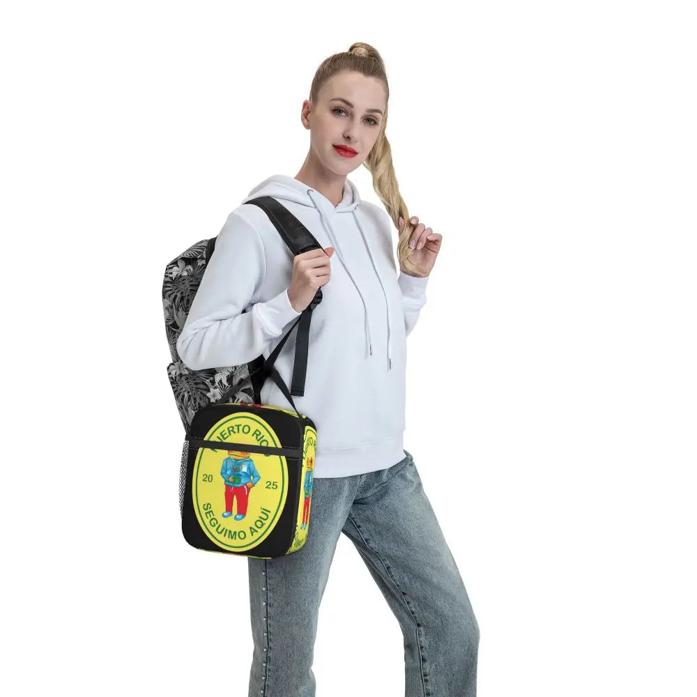 Bad Bunny Lunch Bag – DTMF “Puerto Rico Seal"