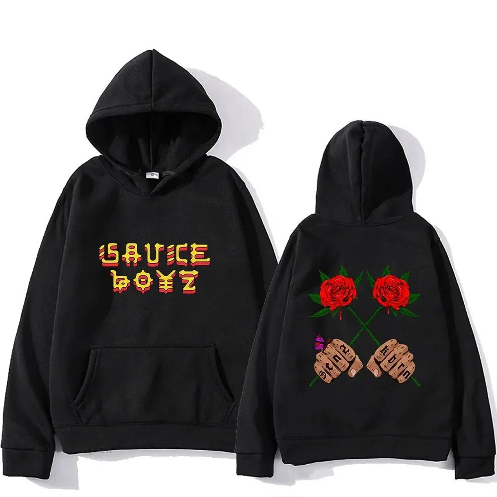 Eladio Carrión Sauce Boyz Black Hoodie