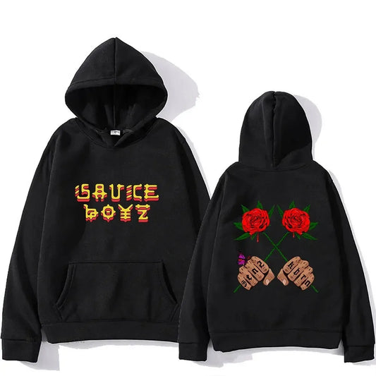 Eladio Carrión Sauce Boyz Black Hoodie