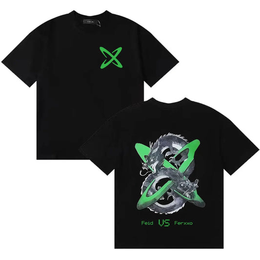Feid EL GREEN PRINT: La Saga Dragon X T-Shirt
