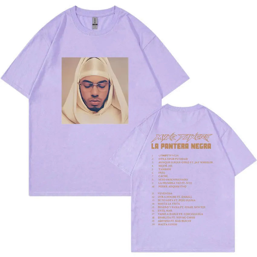 Myke Towers Latin Trap Streetwear T-Shirt – Purple