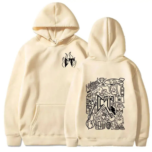Natanael Cano “The World Is Yours” Hoodie – Beige