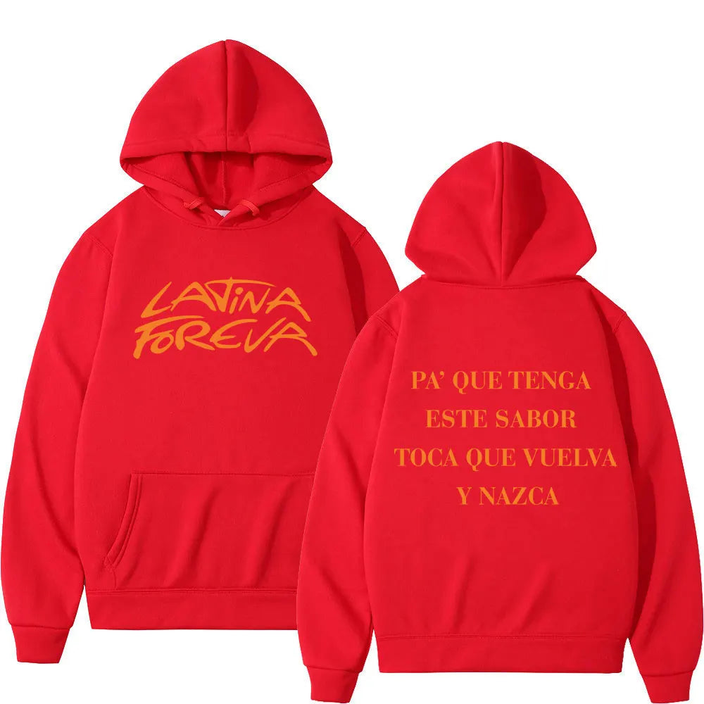 Karol G Latina Foreva Sabor Hoodie - Red