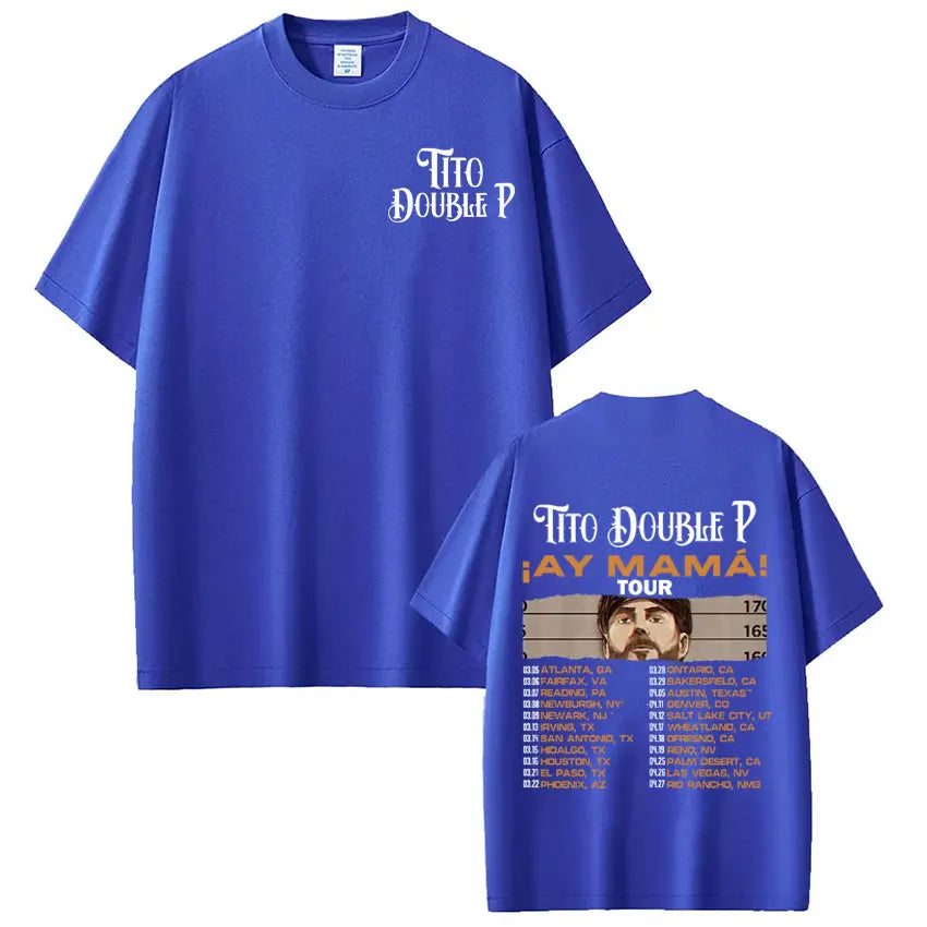 Tito Double P “Ay Mamá! Tour 2025” T-Shirt – Black