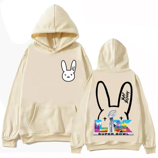 Bad Bunny Bowl 2026 Halftime Show hoodie - beige