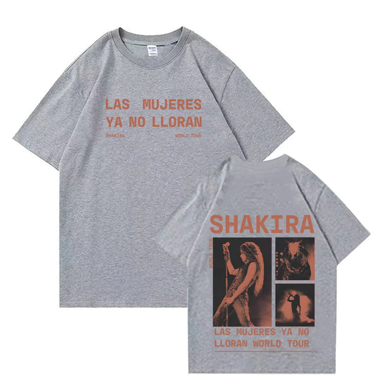 Shakira “Las Mujeres Ya No Lloran” World Tour T-Shirt (Grey)