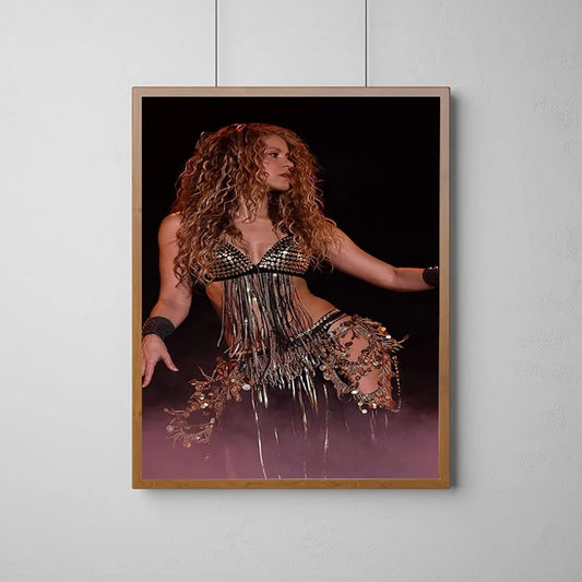 Shakira Poster – Iconic Belly Dance