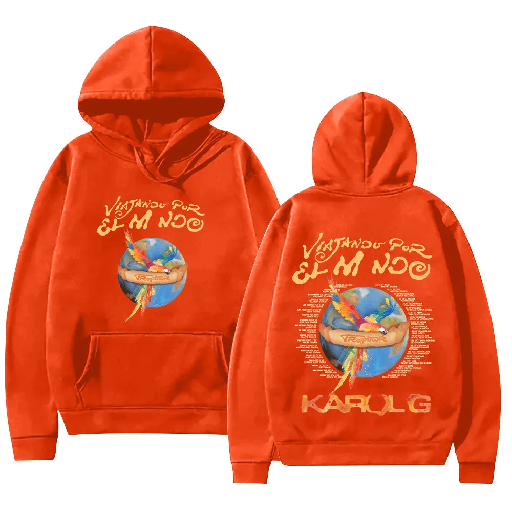 Karol G Tropitour Hoodie - Orange