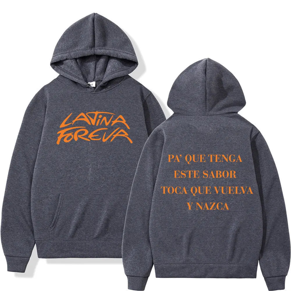 Karol G Latina Foreva Sabor Hoodie - Dark Grey