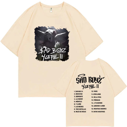 Junior H Sad Boyz 4 Life II T-Shirt – Beige
