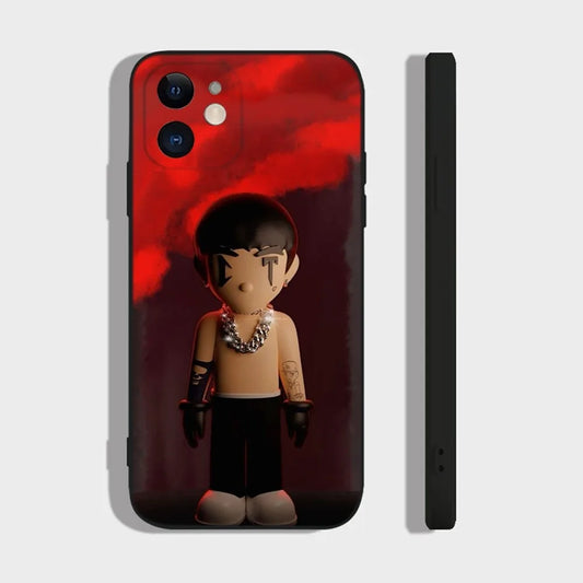Natanael Cano iPhone Case – Red Smoke
