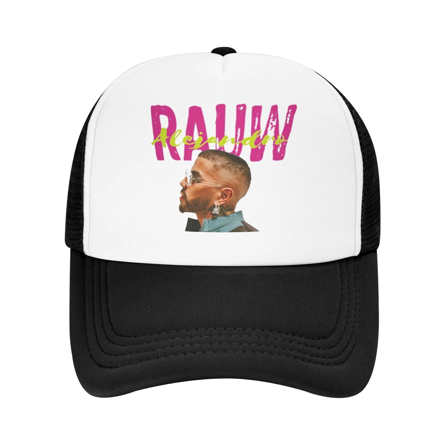 Rauw Alejandro Mesh Trucker Cap (Black)