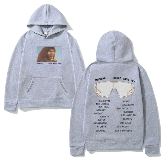 Shakira LMYNL World Tour Hoodie – Gray