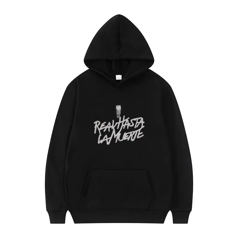 Anuel AA Diamond Chain Hoodie - black