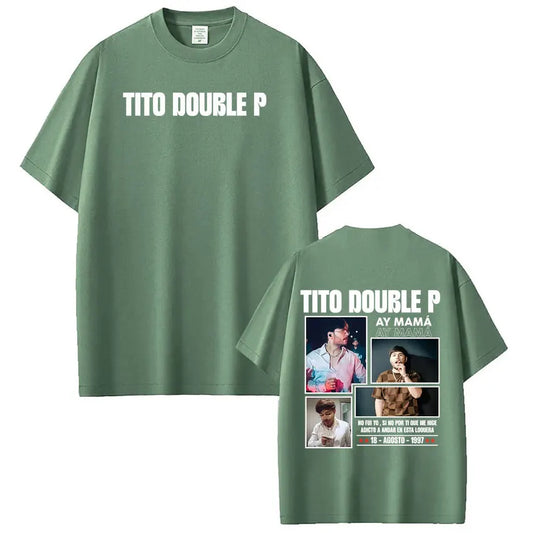 Tito Double P “Ay Mamá! Tour 2025” T-Shirt – Green