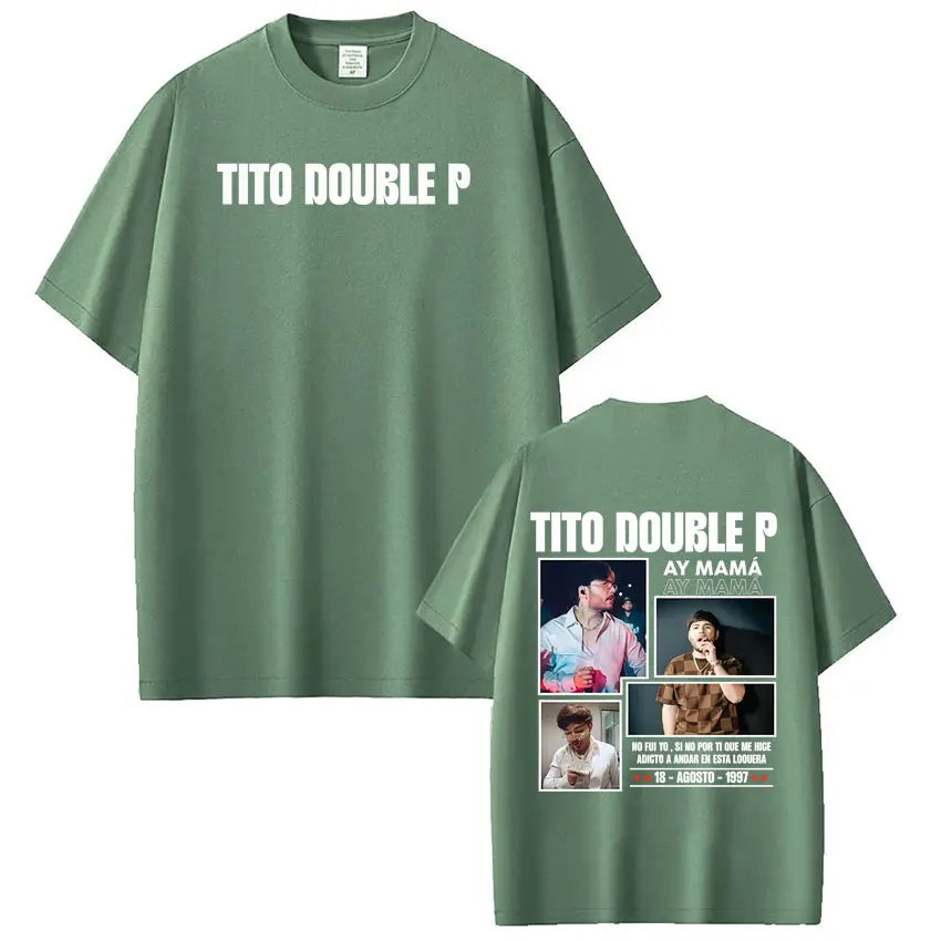 Tito Double P “Ay Mamá! Tour 2025” T-Shirt – Beige