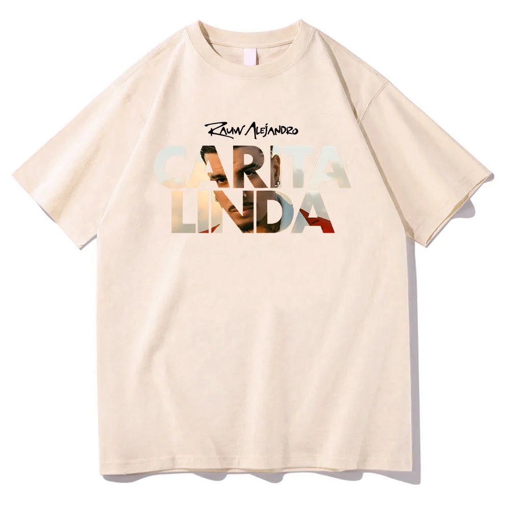 Rauw Alejandro “Carita Linda” Graphic T-Shirt (Beige)