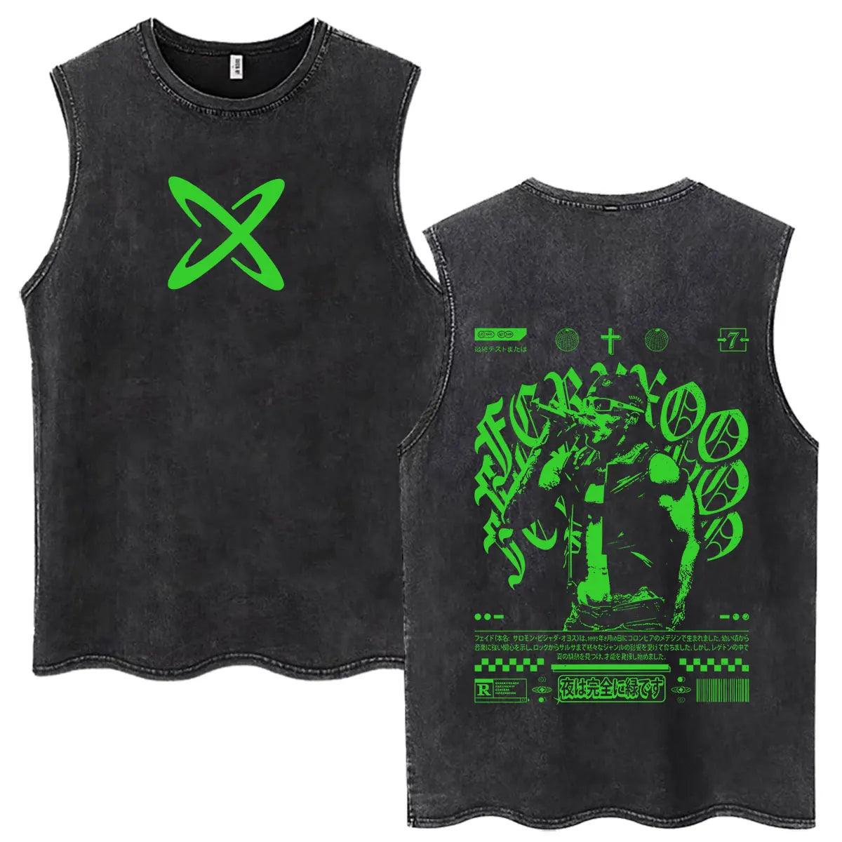 Feid EL GREEN PRINT: La Saga FEID VS FERXXO Tour 2026 Tank Top