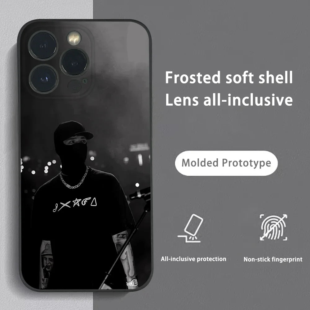 Peso Pluma Masked iPhone Case