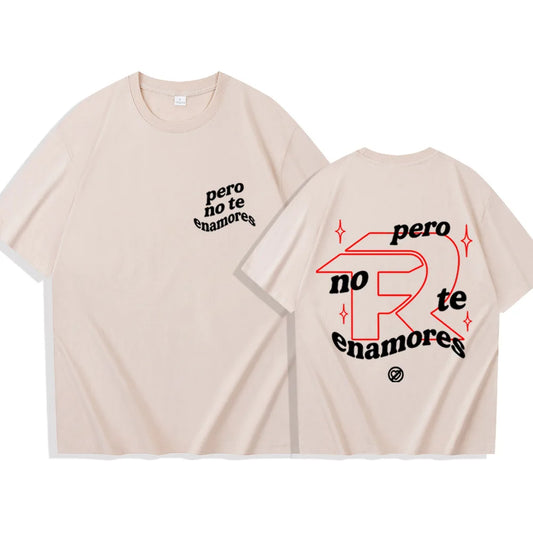 Fuerza Regida “Pero No Te Enamores” T-Shirt – Beige