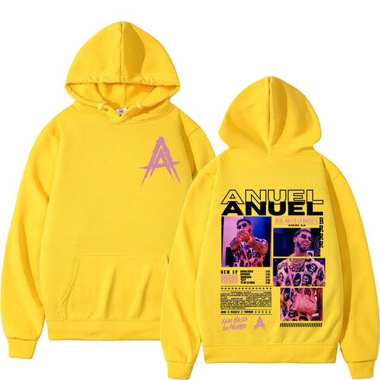 Anuel AA Real Hasta La Muerte Hoodie – Yellow