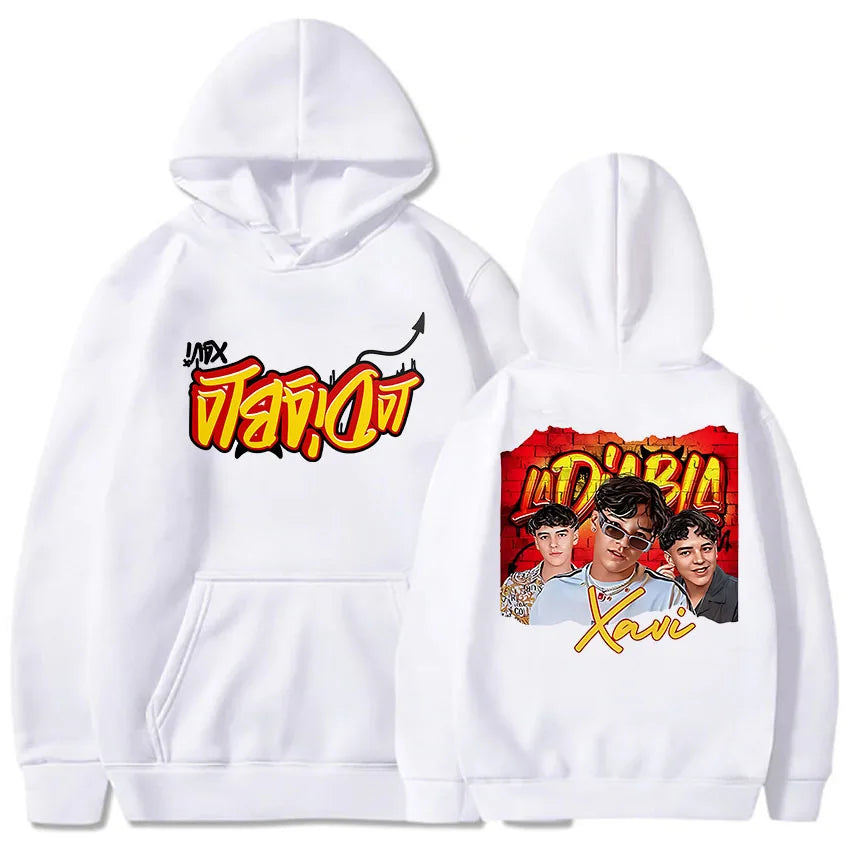 Xavi “La Diabla” Hoodie – White