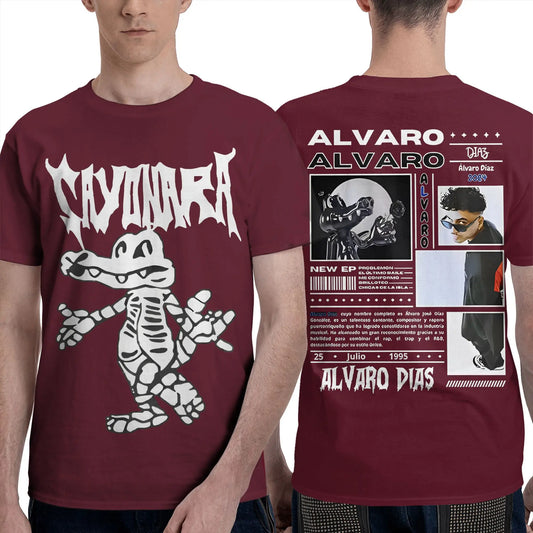 Alvaro Díaz Sayonara T-Shirt – Burgundy