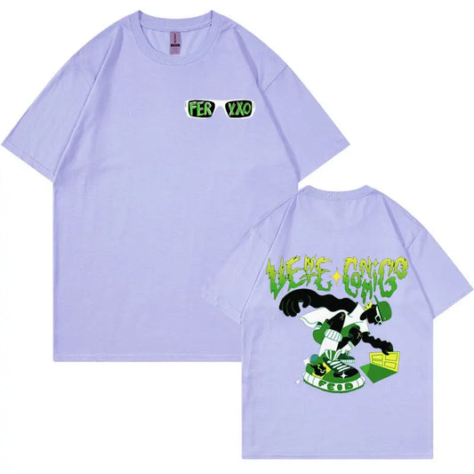 Feid “Le Me Chimbo” Superhero T-Shirt – Purple