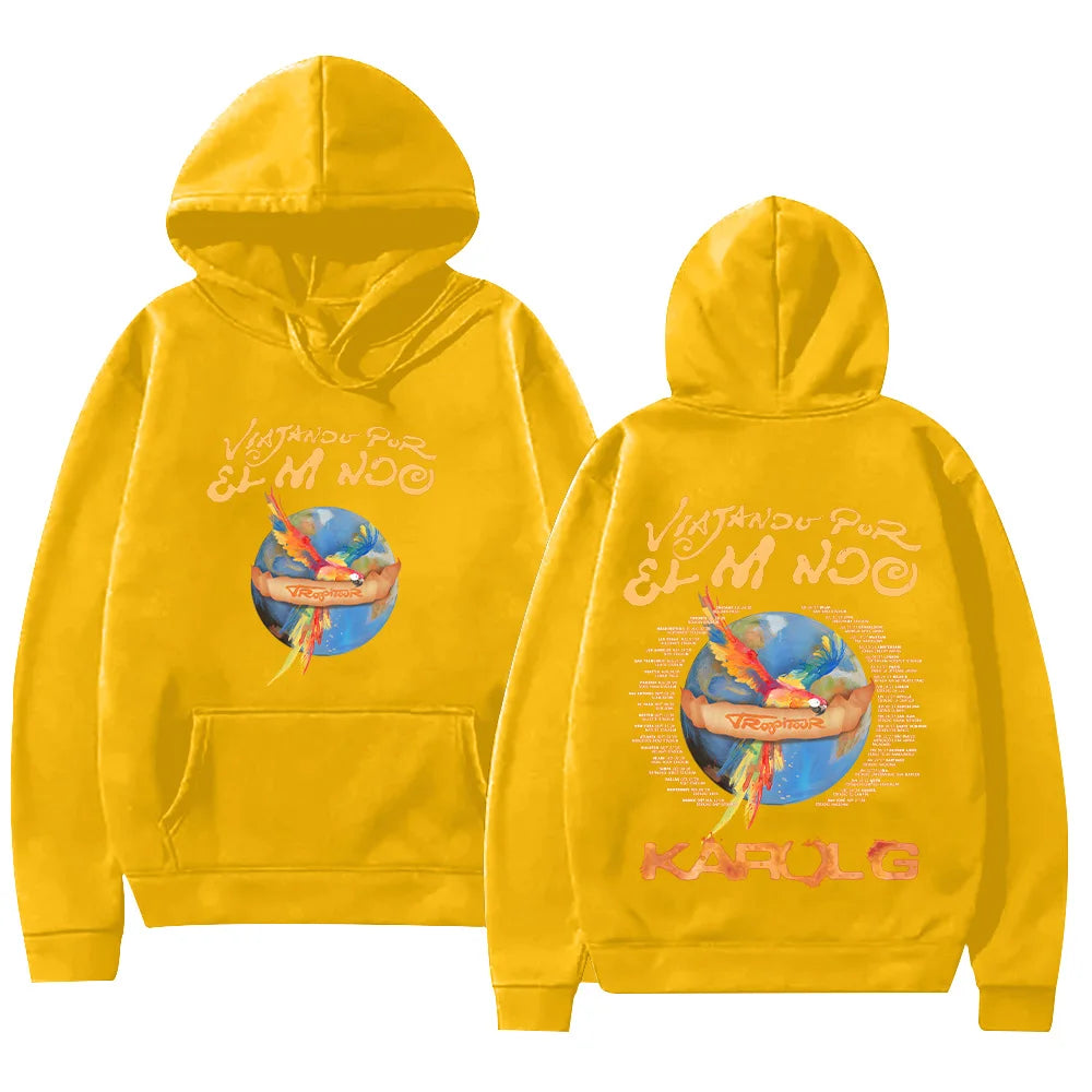 Karol G Tropitour Hoodie - Yellow