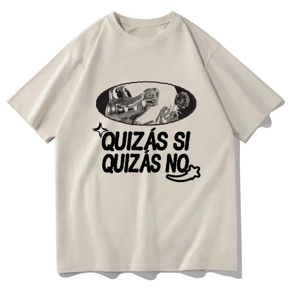 Alvaro Diaz “Maybe Yes, Maybe Not” T-Shirt – Beige