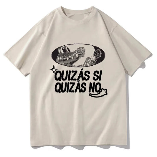 Alvaro Diaz “Maybe Yes, Maybe Not” T-Shirt – Beige