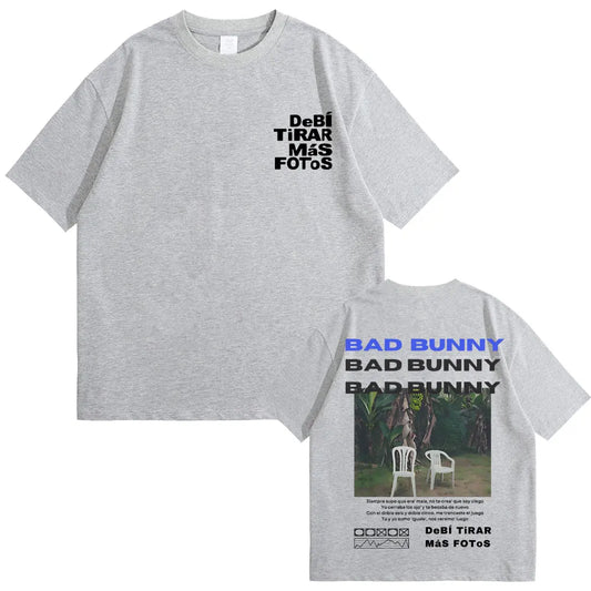 Bad Bunny "DeBí Tirar Más Fotos" Grey T-Shirt