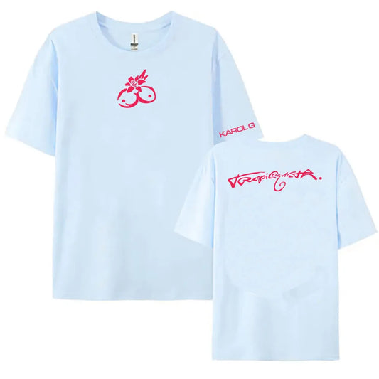 Karol G "Tropicoqueta" T-Shirt – Sky Blue