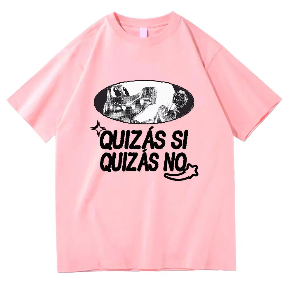 Alvaro Diaz “Maybe Yes, Maybe Not” T-Shirt – Pink