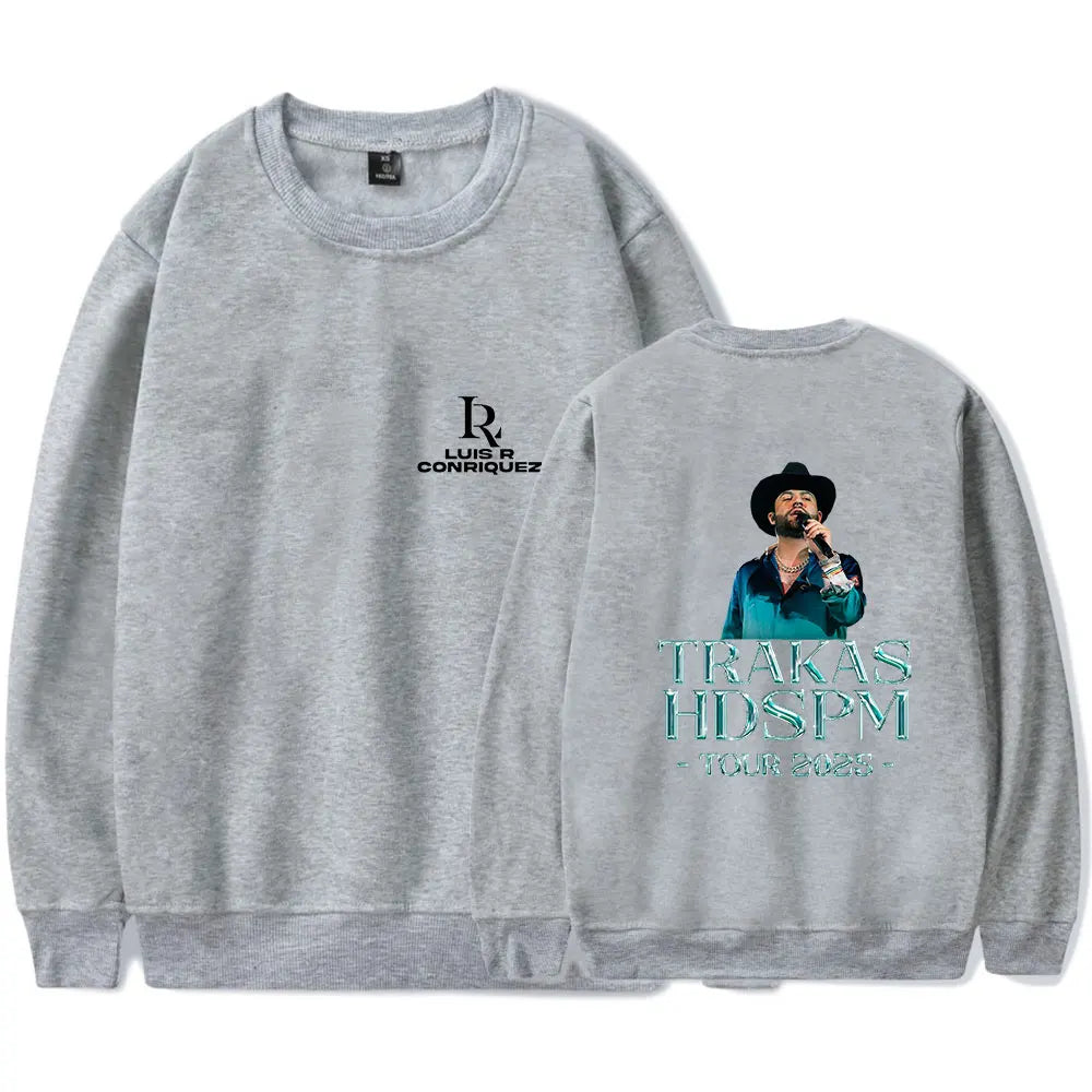 Luis R Conriquez Trakas HDSPM Tour 2025 Gray Sweatshirt