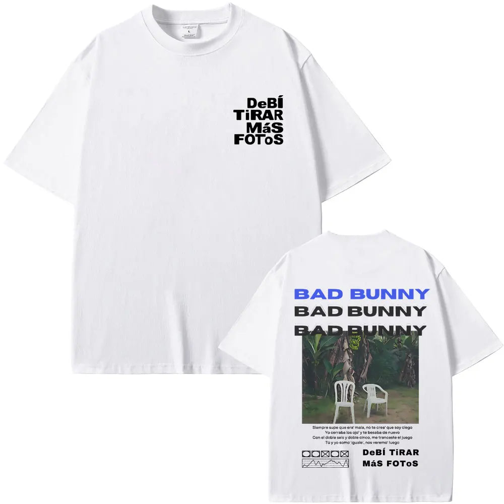 Bad Bunny "DeBí Tirar Más Fotos" White T-Shirt